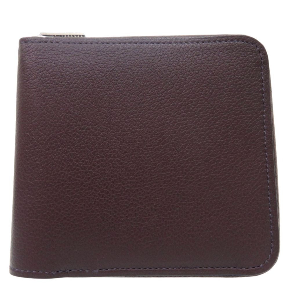 Hermes Zipengo Verso Bifold Wallet Compact Color Gold