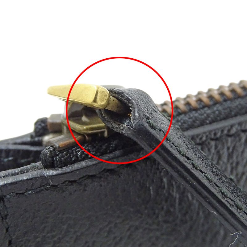 Gucci Bag Men's Brand Clutch Bag Second Bag GG Marmont Leather Black 475317