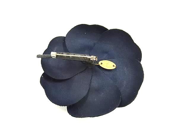 Chanel Camellia Pin Brooch Pin Badge Corsage Accessories For Women In Navy