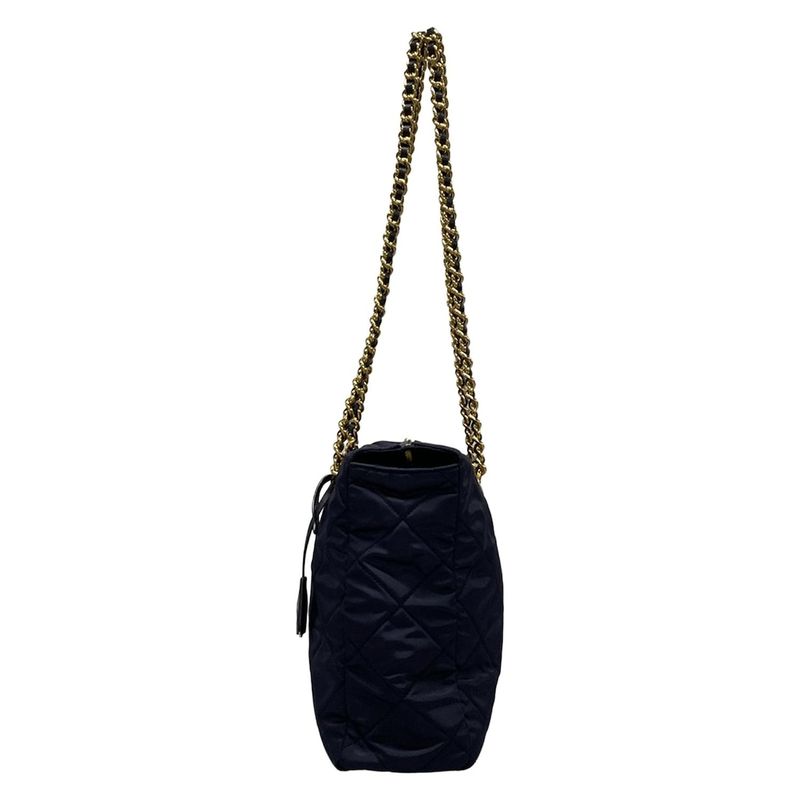 Prada Shoulder Bag - 1bg467 Navy Chain Shoulder/gold Hardware /re-edition 1995