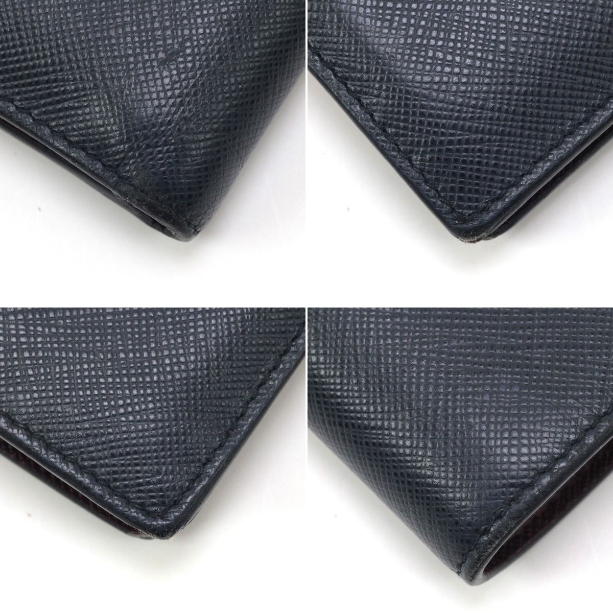 Prada Bifold Billfold 2mo513 Navy