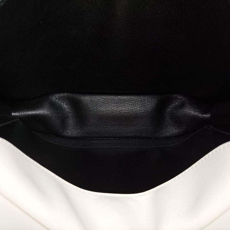 Prada Cahier Black And White Leather X Saffiano Leather 1bd04525 L