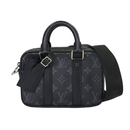 Louis Vuitton Monogram Eclipse Nano Pdv 2-Way Bag Black