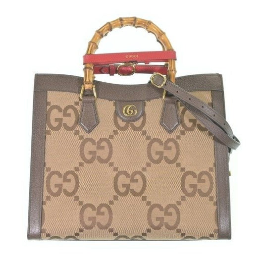Gucci Handbag Brown Beige