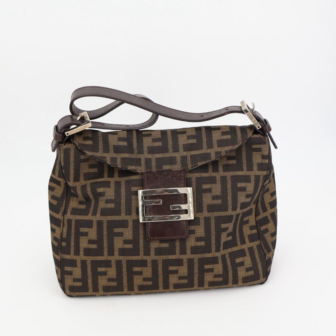 Fendi Zucca Pattern Shoulder Bag — view 4