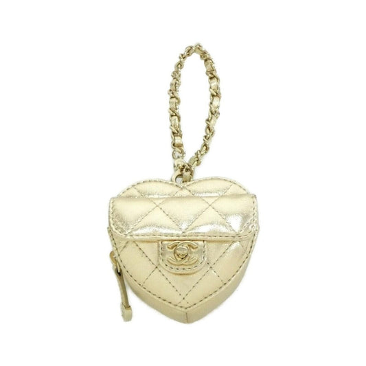 Chanel Bag Charm Handbag Gold