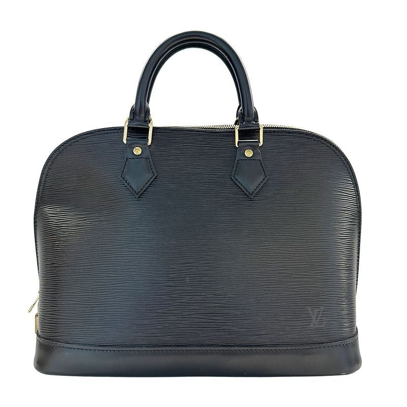 Louis Vuitton Bag Handbag Epi Alma Leather Noir Black