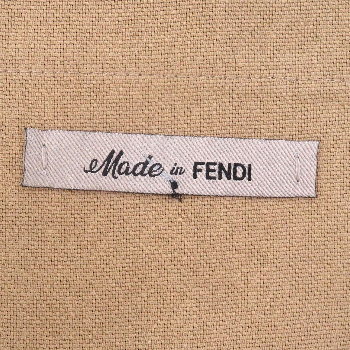Fendi Work Painter Bermuda Canvas Shorts Beige 44 Pants — view 7