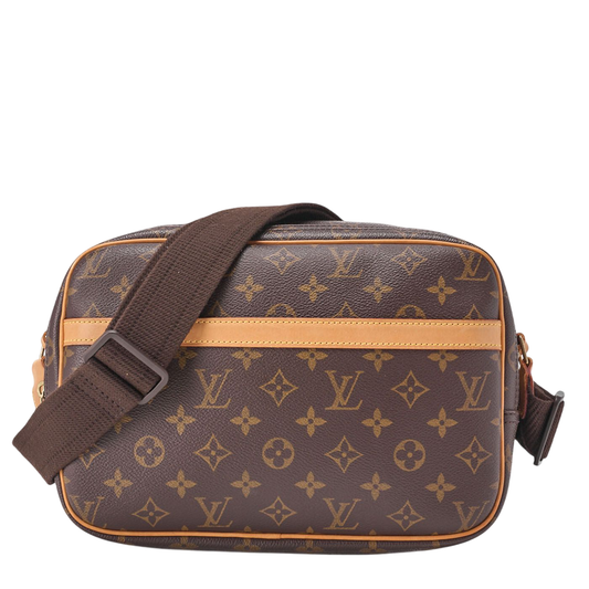 Louis Vuitton Monogram Reporter PM Shoulder Bag Monogram Brown (gold Hardware)