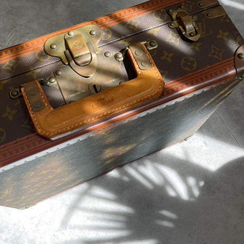 Louis Vuitton ⑤ M21424 Cotteville 40 Monogram Trunk Case Unisex Brown FREE