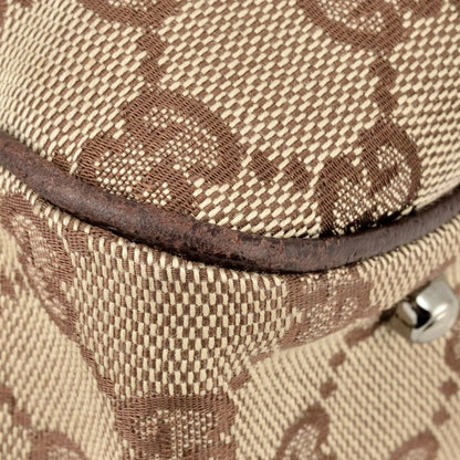 Gucci Tote Bag GG Canvas Leather 113019 Beige Women