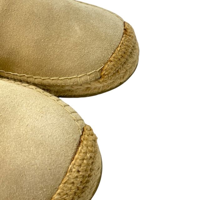 Louis Vuitton Cl1116 Jute Bidar Line Espadrille Slip-on Beige Suede Hemp Louis
