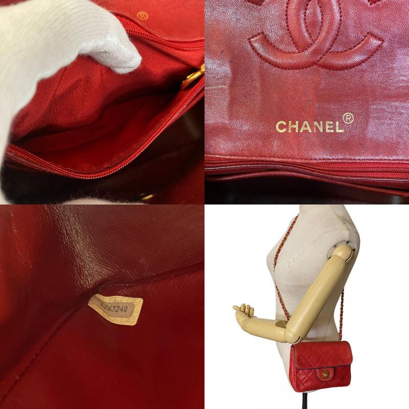 Chanel Mini Matelasse Chain Shoulder Bag No 1 Lambskin Shoulder Bag Cabasn