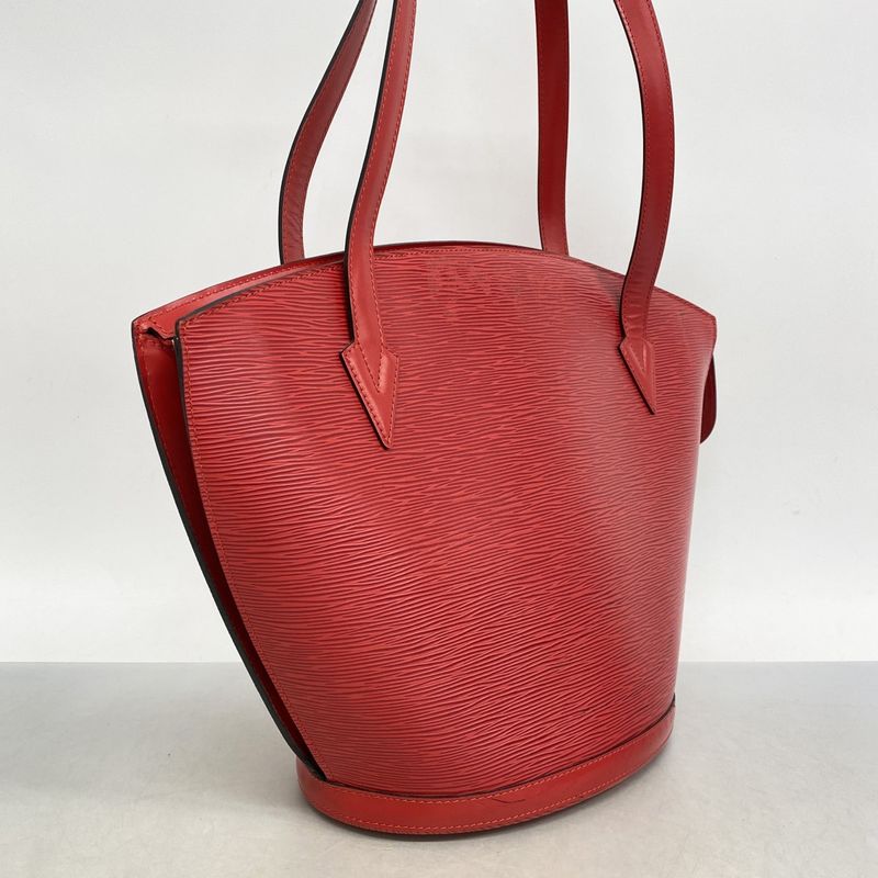 Louis Vuitton Tote Bag Epi Saint Jacques Shopping M52267 Castilian Red Women