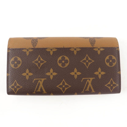 Louis Vuitton Portefeuille Sarah Monogram Canvas Reverse — view 3
