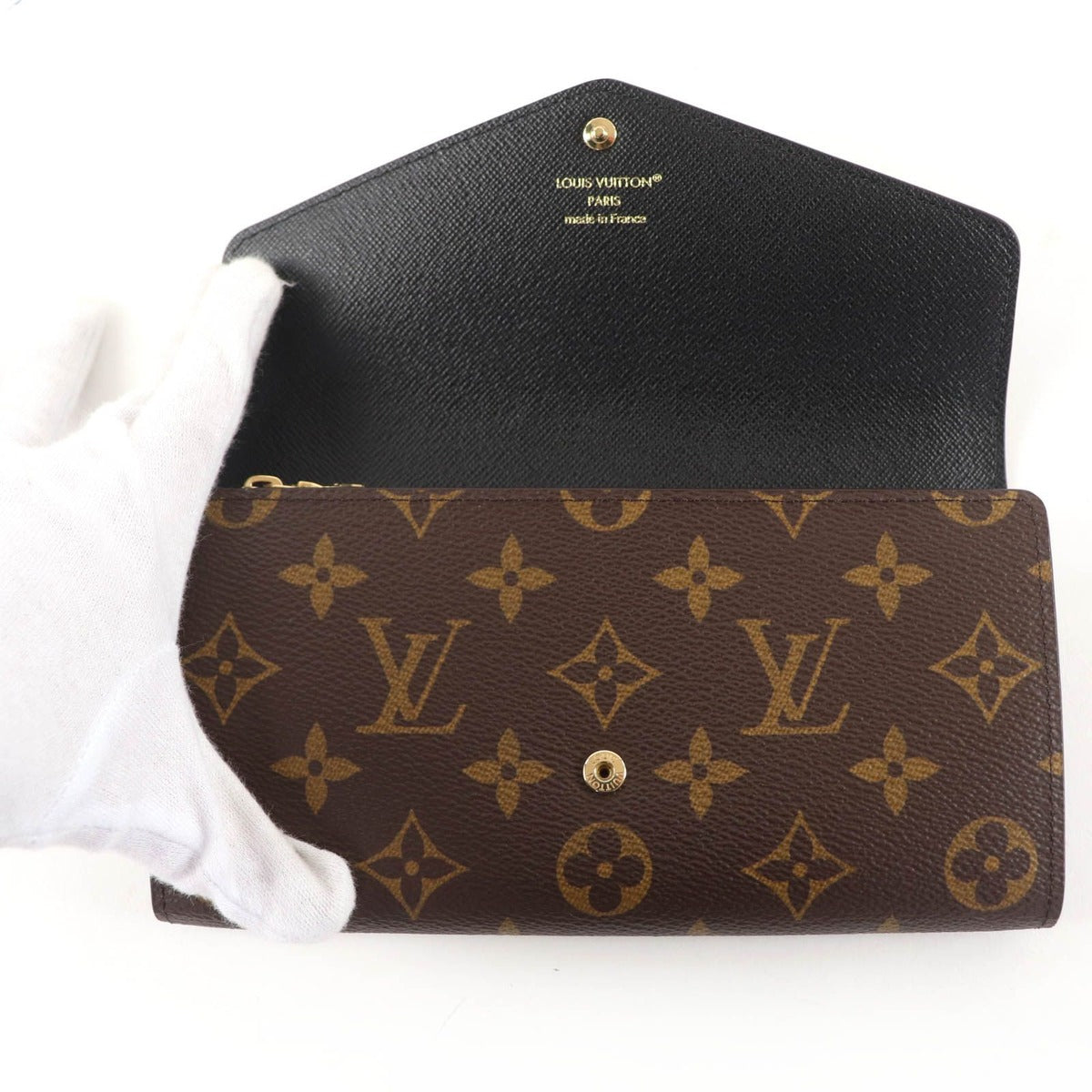 Louis Vuitton Portefeuille Sarah Monogram Canvas Reverse — view 6