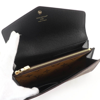 Louis Vuitton Portefeuille Sarah Monogram Canvas Reverse — view 7