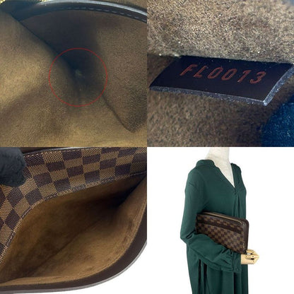 Louis Vuitton Clutch Bag Second Bag Saint Louis N51993 Damier Ebène Leather For