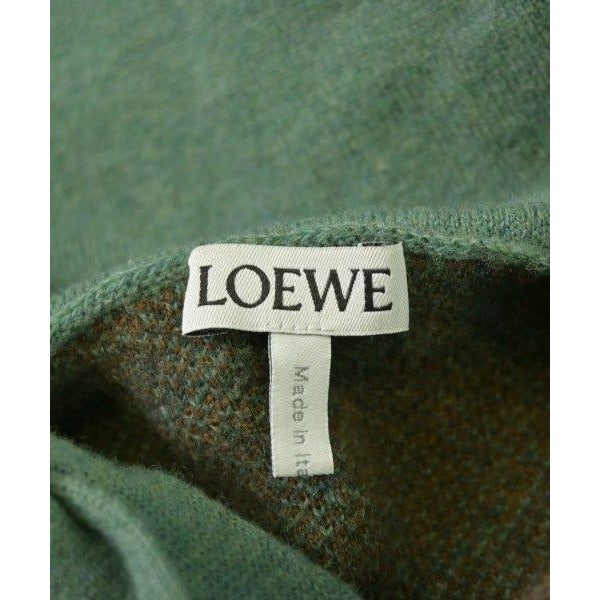 Loewe Knit Sweater Wool Green Brown — view 3
