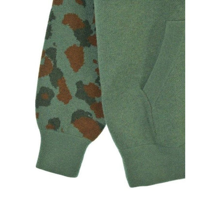 Loewe Knit Sweater Wool Green Brown — view 5