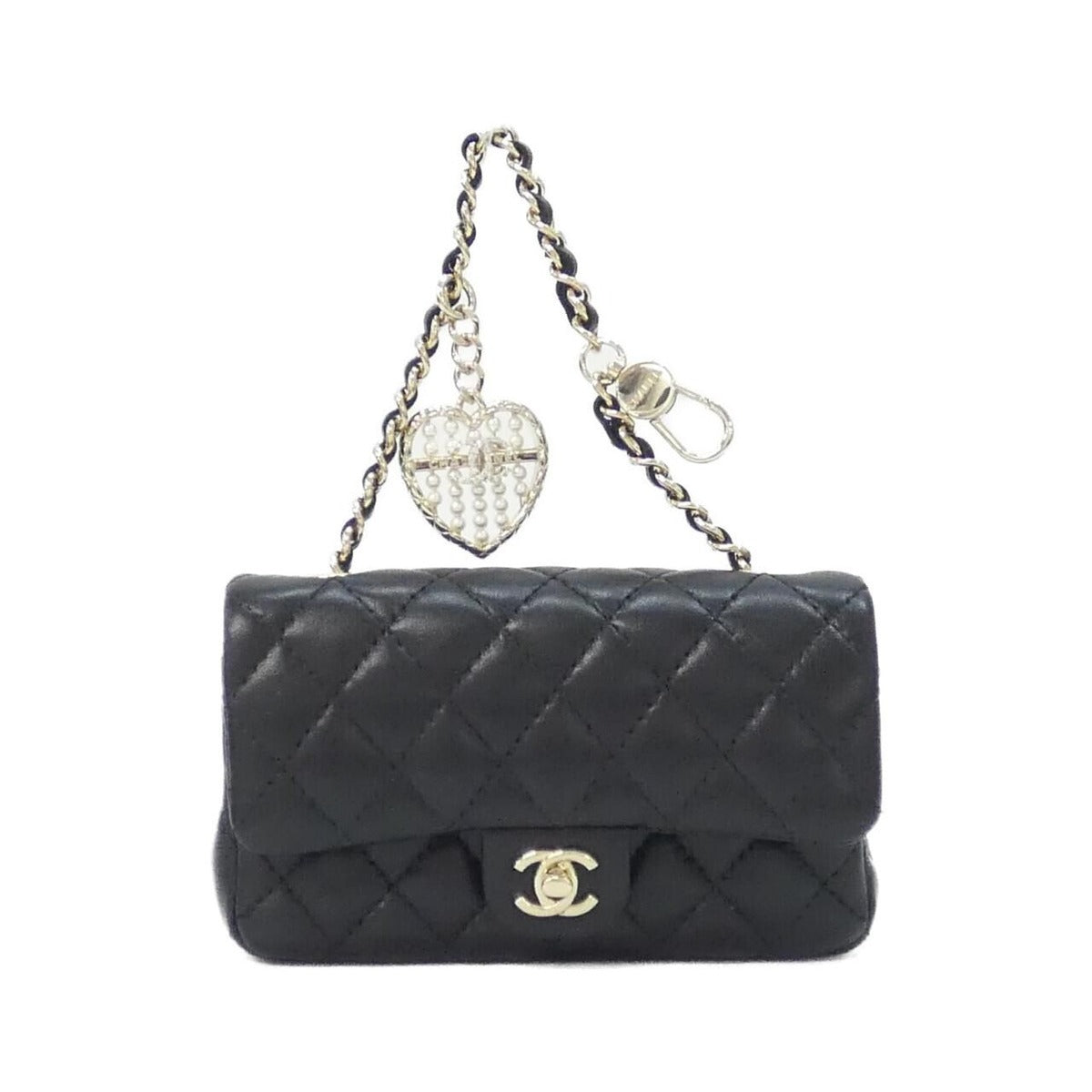 Chanel Bag Charm Black