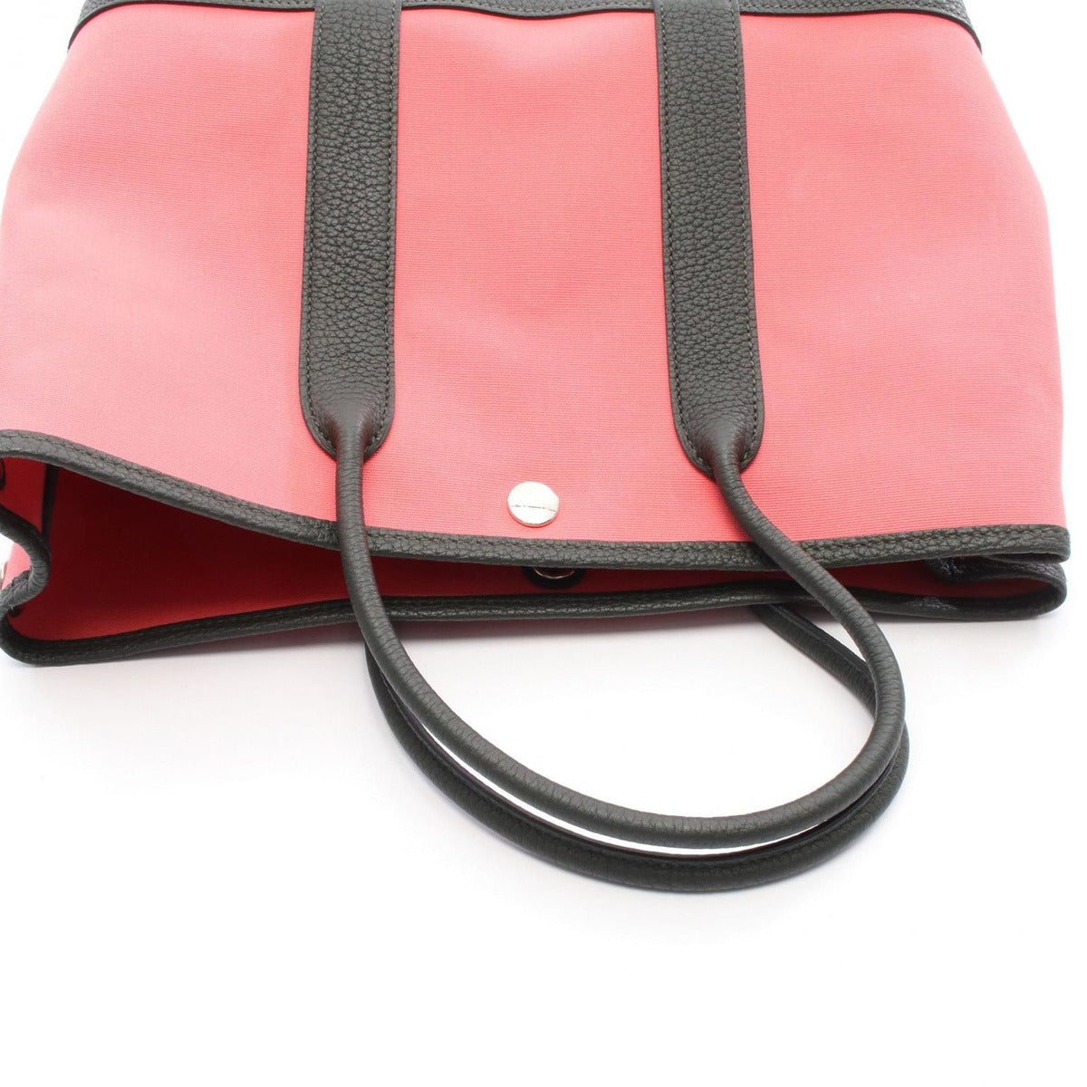 Hermes Tote Garden Party TPM Rose Azale Verlefonce Canvas Leather — view 6