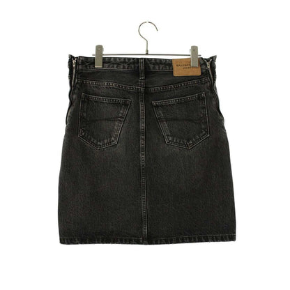 Balenciaga Side Zip Denim Skirt 38 — view 2