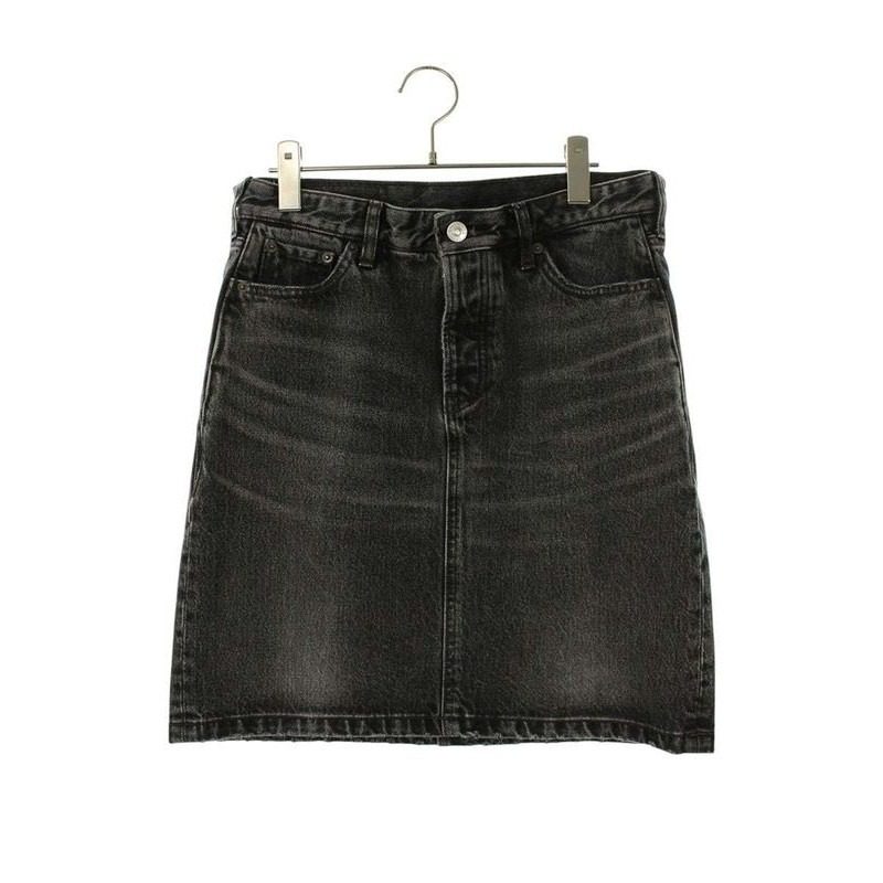 Balenciaga Side Zip Denim Skirt 38
