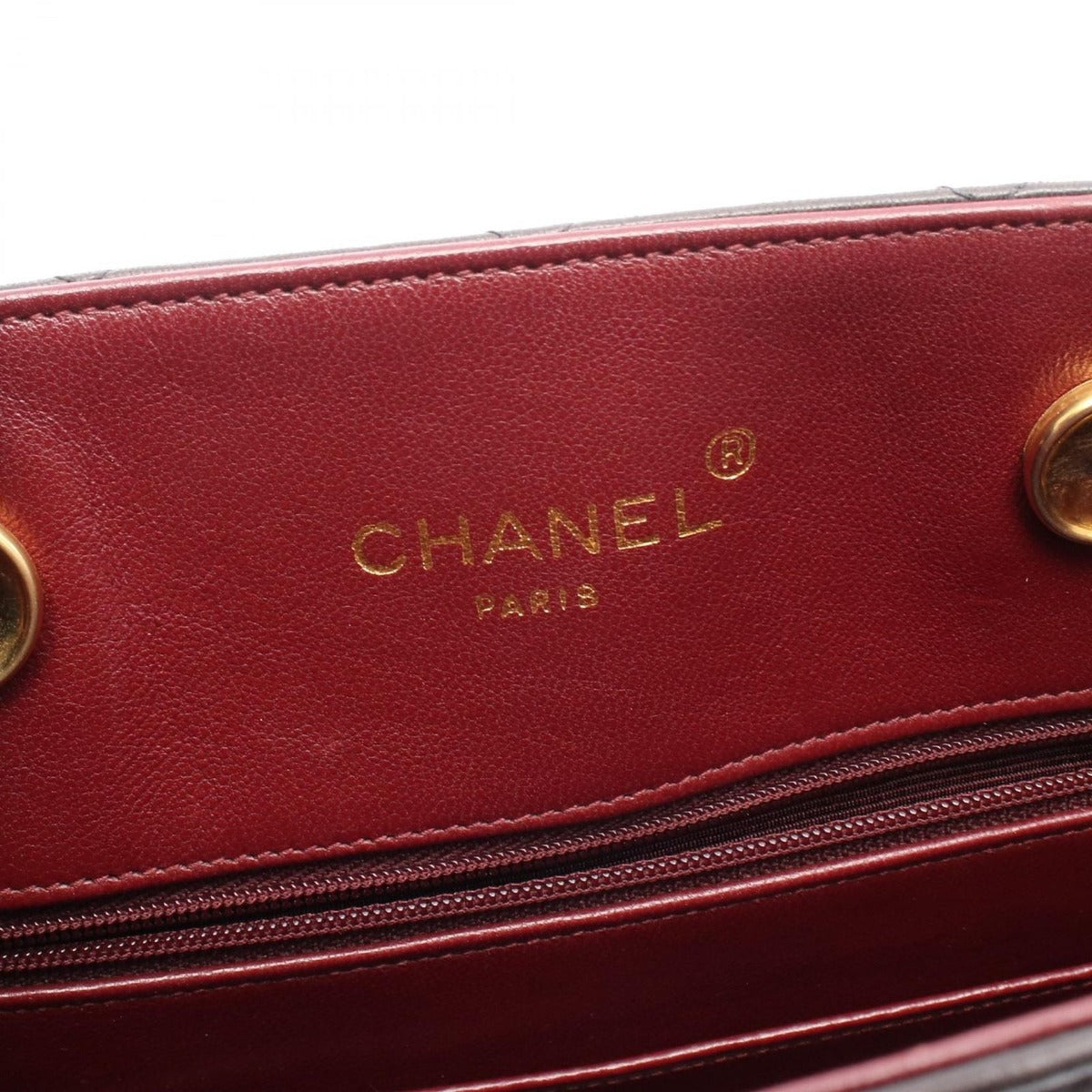 Chanel Tote Bag Quilted Black Lambskin Paris Limited — view 4