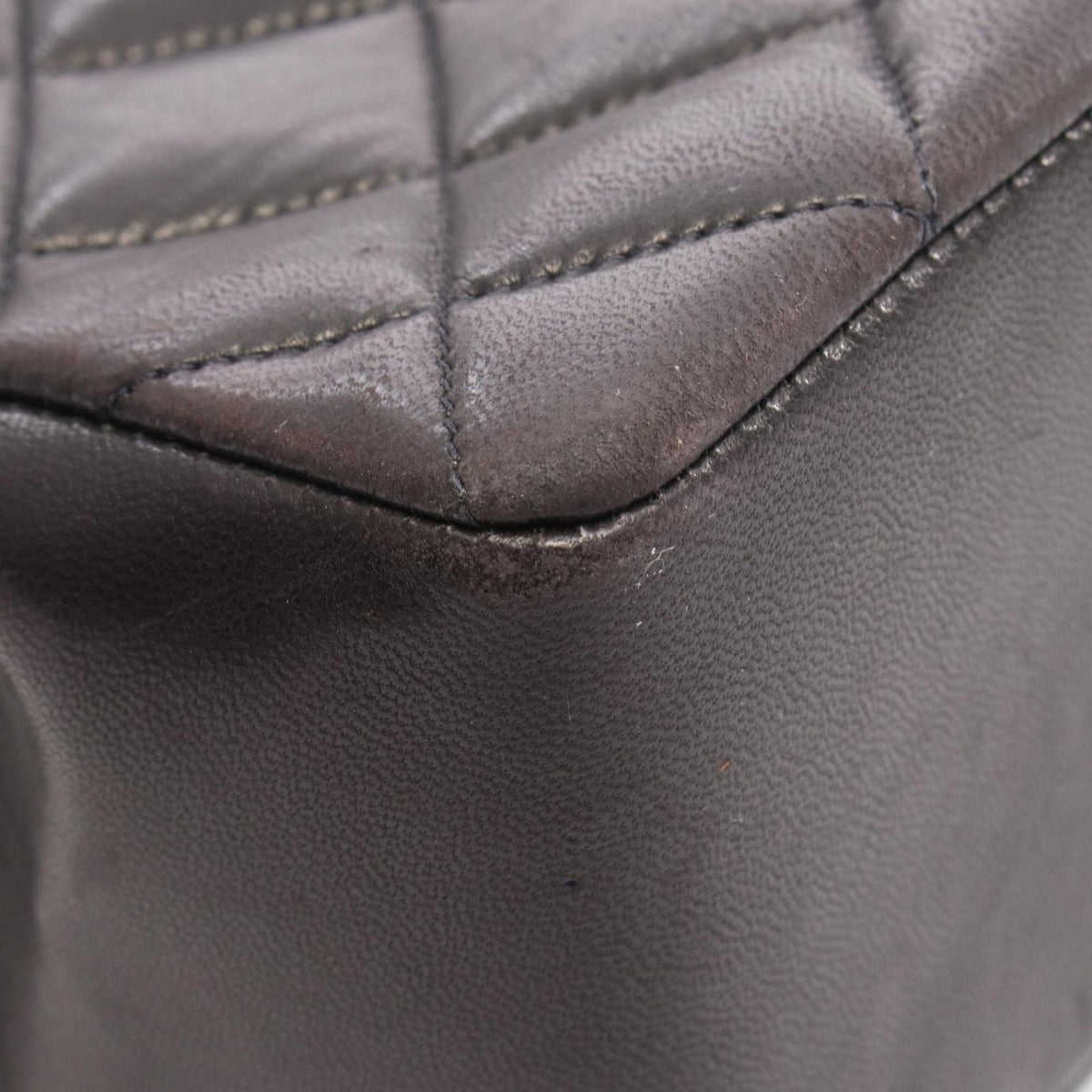 Chanel Tote Bag Quilted Black Lambskin Paris Limited — view 6