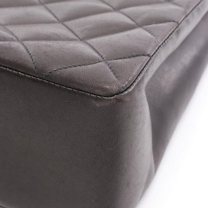 Chanel Tote Bag Quilted Black Lambskin Paris Limited — view 7