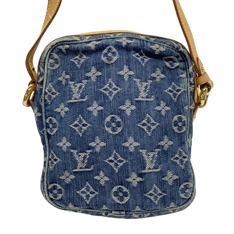 Louis Vuitton Shoulder Bag Monogram Denim Camera Bag M95348 Blue