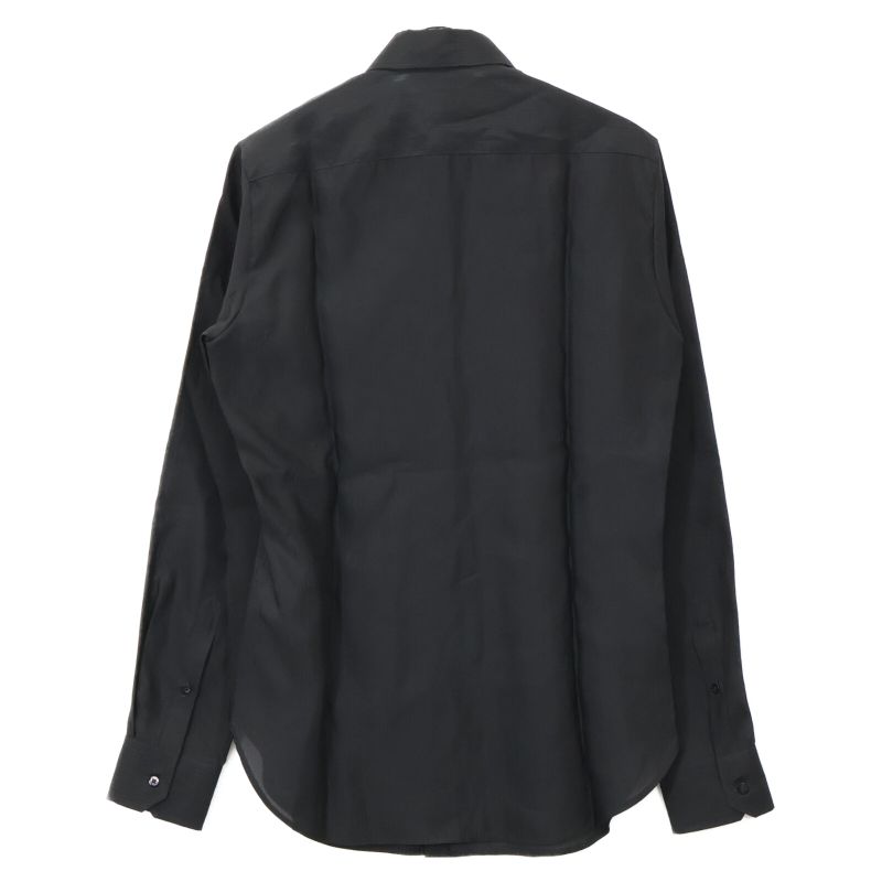 Fendi 22 Fs0585 AKEG Black Zucca Stripe Shirt 38