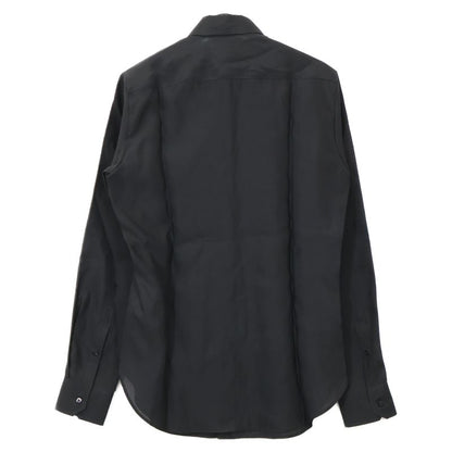 Fendi 22 Fs0585 AKEG Black Zucca Stripe Shirt 38