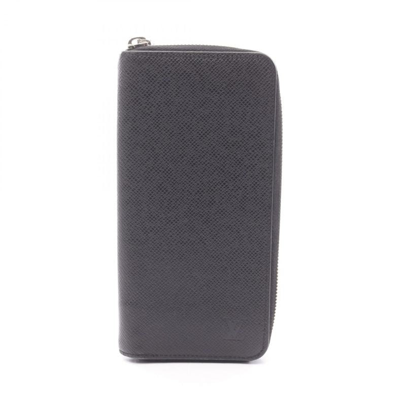 Louis Vuitton Round Long Wallet Zippy Vertical Ardoise Leather