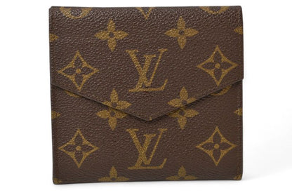 Louis Vuitton Wallet Louis Vuitton Monogram Fold Wallet No.190 Vintage Antique