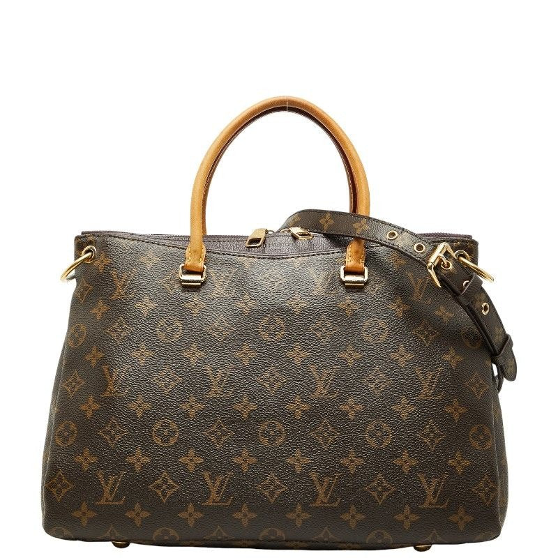 Louis Vuitton Monogram Pallas Shoulder Bag 2-Way Brown Purple