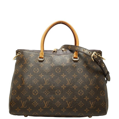 Louis Vuitton Monogram Pallas Shoulder Bag 2-Way Brown Purple