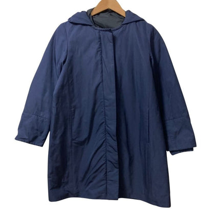 Max Mara Weekend Hooded Padding Coat 38 Navy