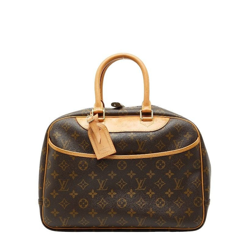Louis Vuitton Monogram Deauville Brown Leather