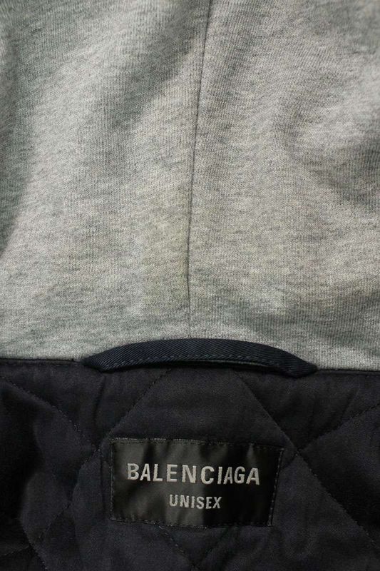 Balenciaga 23AW 751713 Top08 Doubleb Workwear Hoodie Blouson Men 3