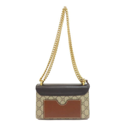 Gucci 409487 GG Chain Shoulder Bag PVC Ladies