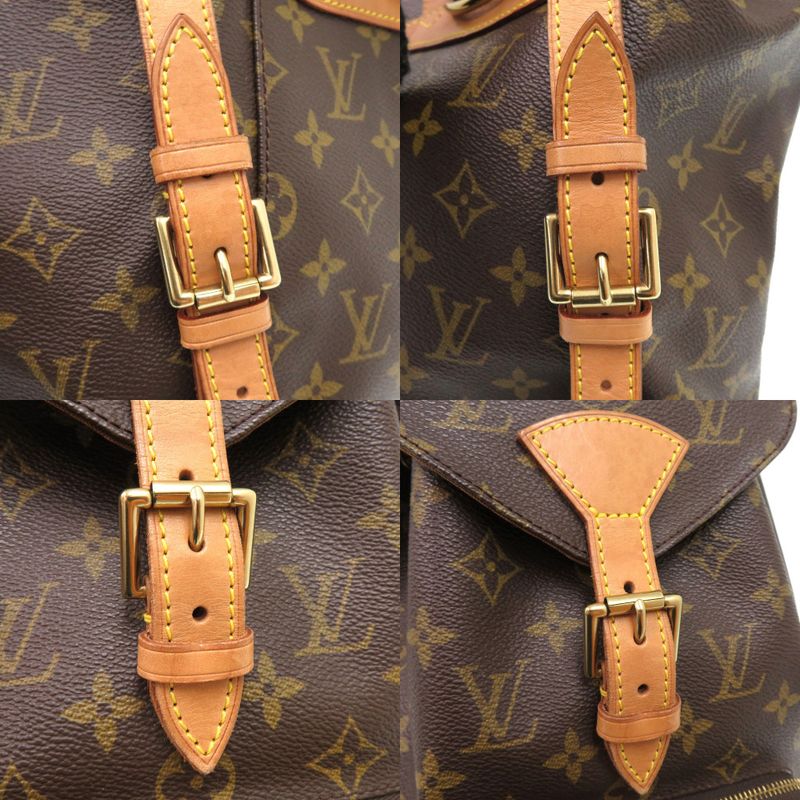 Louis Vuitton Montsourismm Monogram M51136 Backpack Daypack LV 0503 Louis