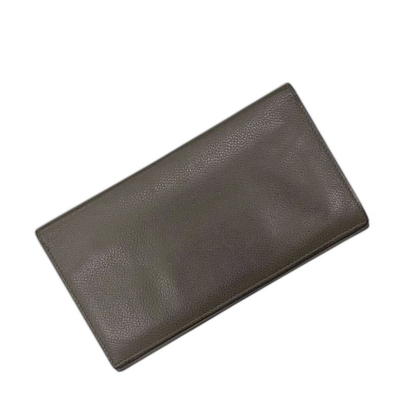 Hermes Bifold Wallet Citizen Twill Silk in Grey