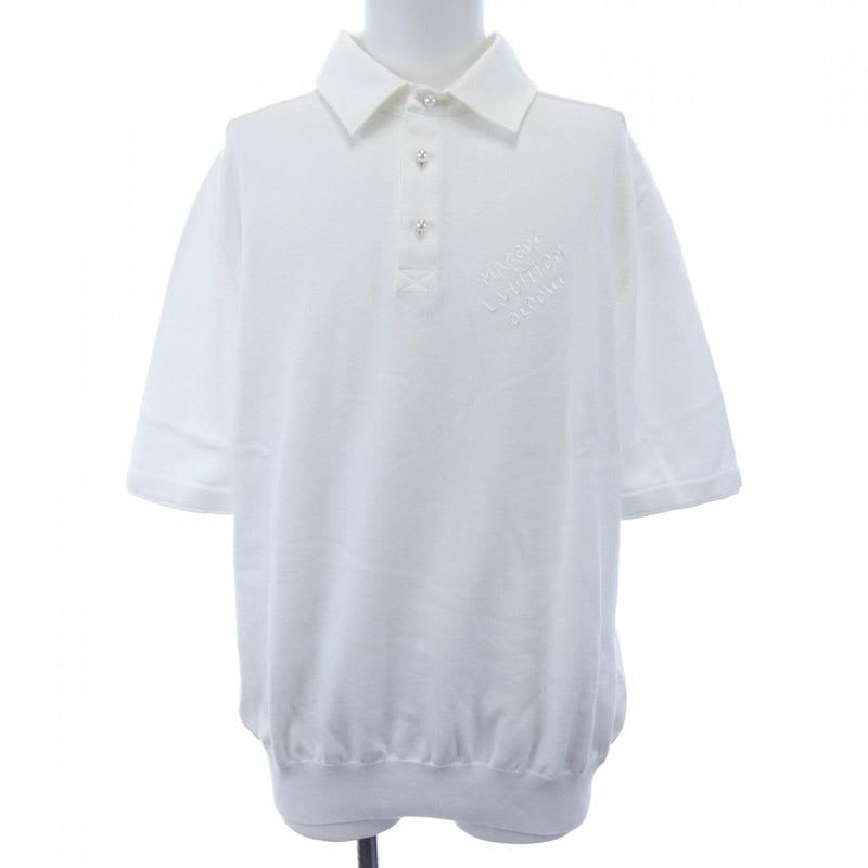 Louis Vuitton Embroidered Short Sleeve Cotton Blend Polo Shirt Hrn14 Wf77