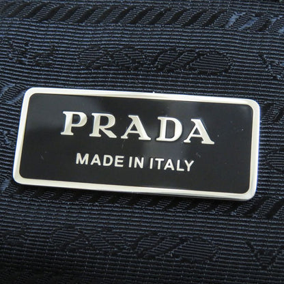 Prada 1bg130 Spugna Bianco NERO Terry Tote Bag White Black TU Storage With Bag