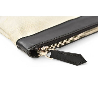 Balenciaga Clutch Bag Second Navy CLIP Pouch Canvas — view 7