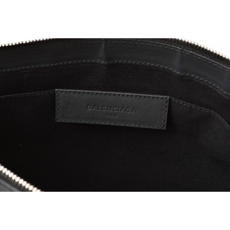 Balenciaga Clutch Bag Second Navy CLIP Pouch Canvas — view 10