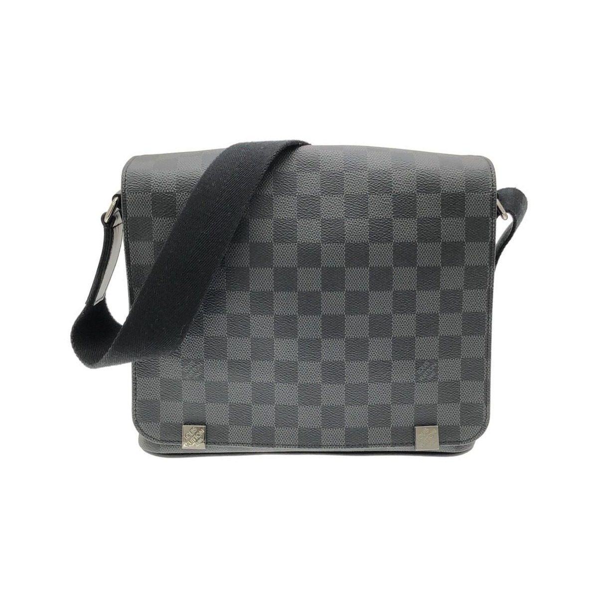 Louis Vuitton Damier Graphite District PM Shoulder Bag