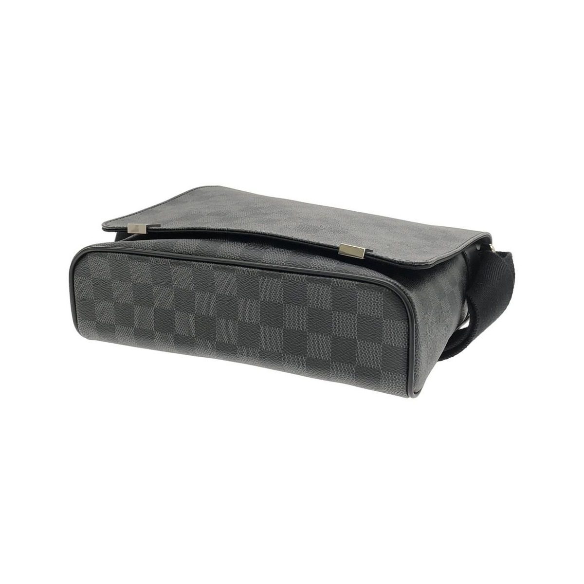 Louis Vuitton Damier Graphite District PM Shoulder Bag — view 3